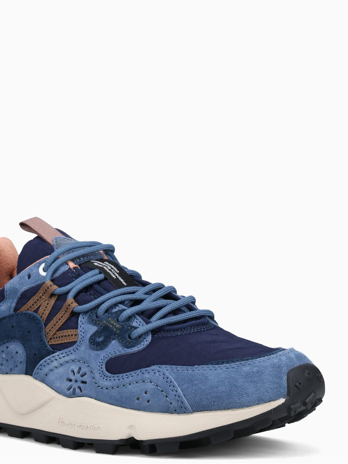 Yamano 3 Man Navy Brown suede Nylon Navy / 41 / M
