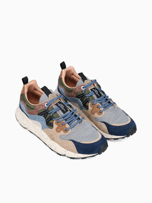 Yamano 3 Man  Navy Brown suede Nylon Navy / 41 / M