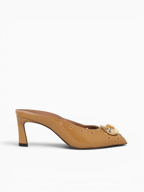 Bakiri Peach Sand Verniz Canvas Beige / 5 / M