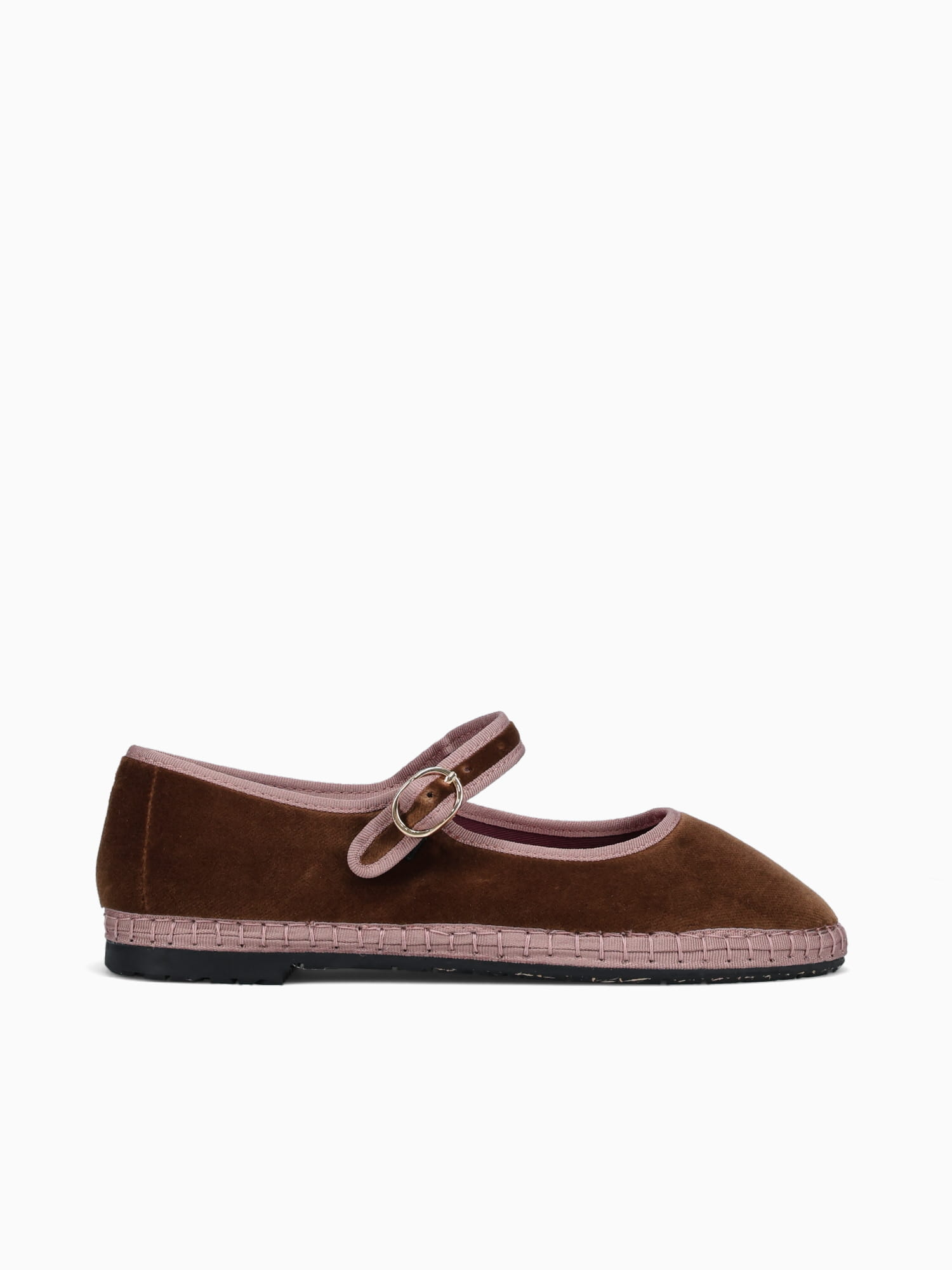 Mary Jane Balthasar Light  Brown Velvet Light Brown / 36 / M