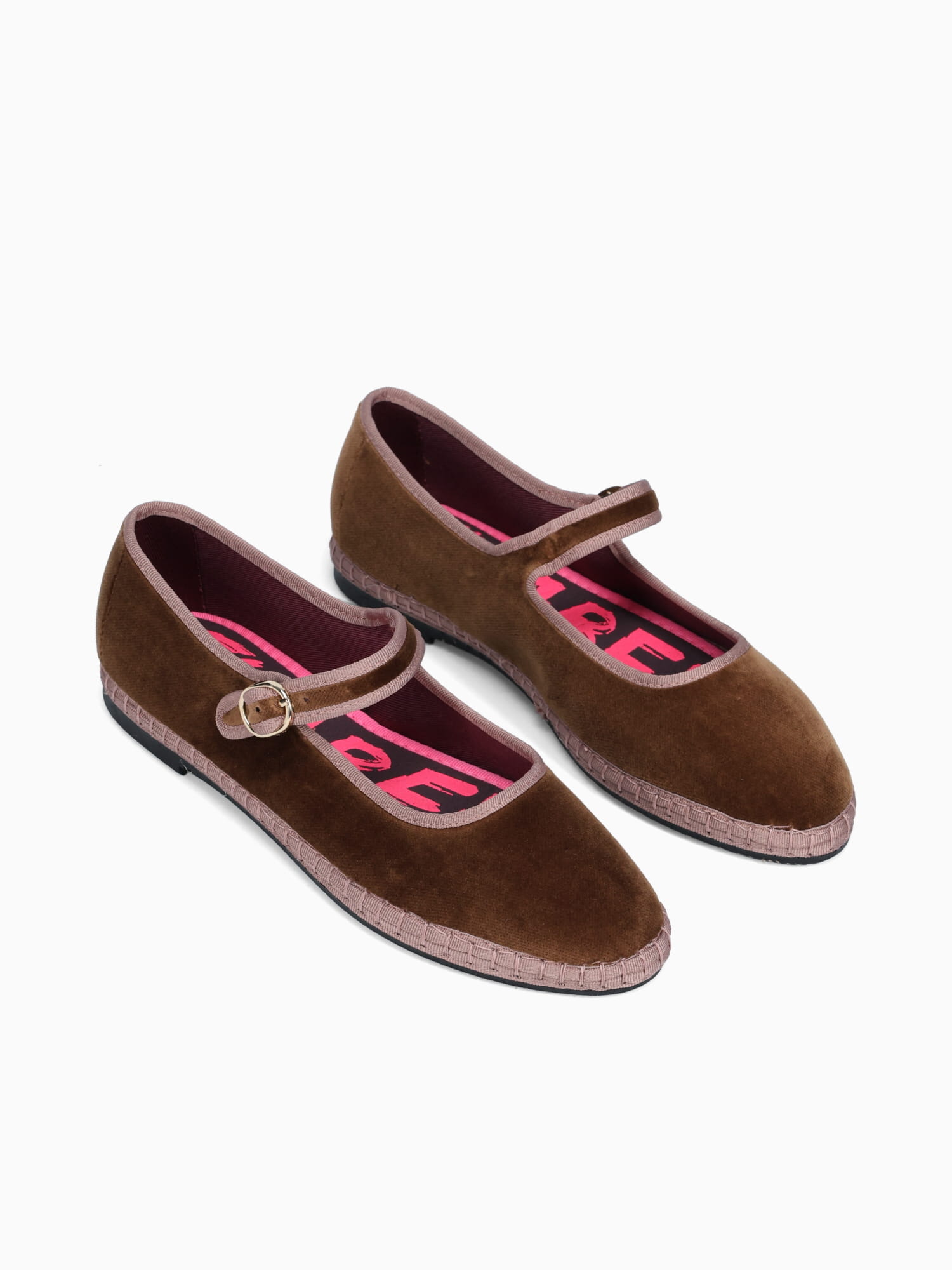 Mary Jane Balthasar Light  Brown Velvet Light Brown / 36 / M