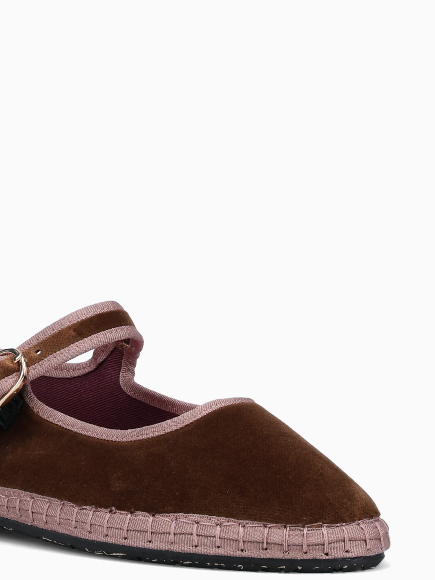 Mary Jane Balthasar Light  Brown Velvet Light Brown / 36 / M