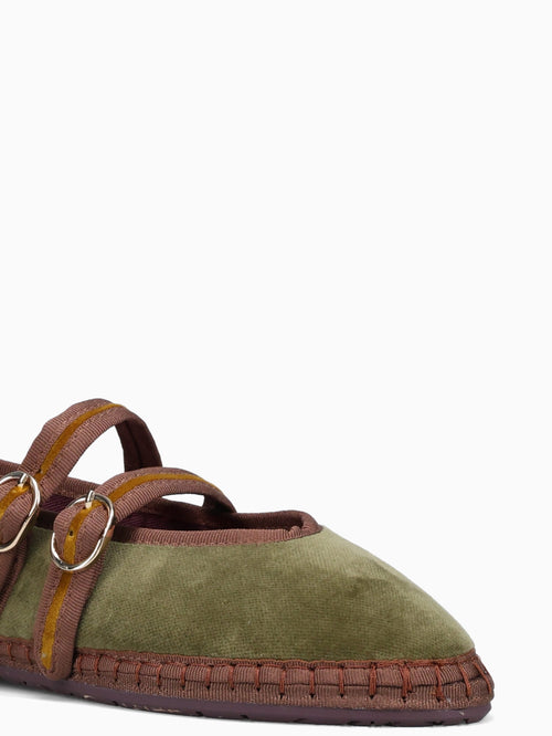 Claire Mustard Velvet Yellow / 36 / M