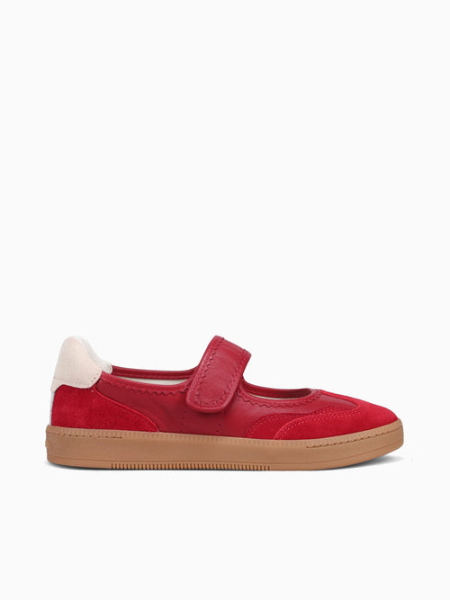 Nanet Crimson Leather Red / 6 / M