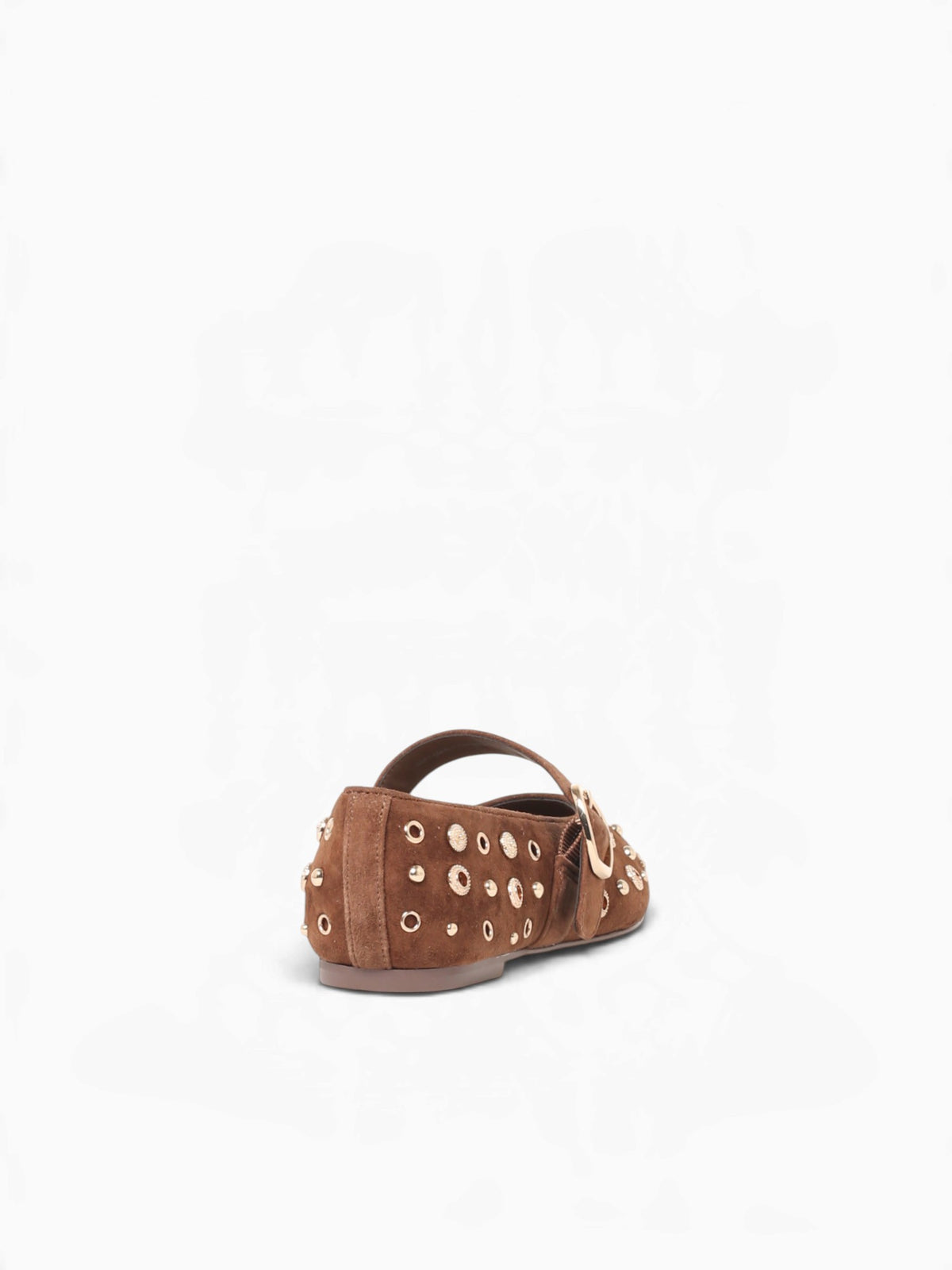 Mella Stud Cocoa Suede Brown / 6 / M