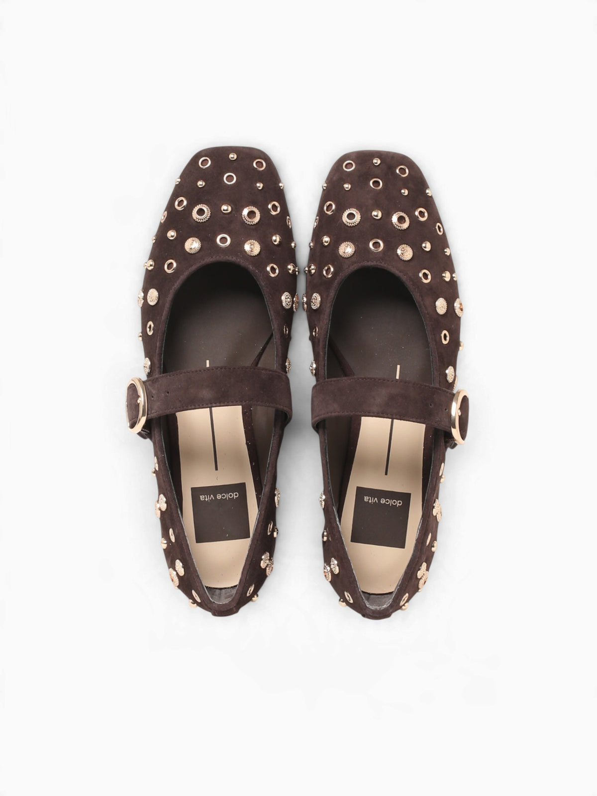 Mella Stud Java Suede Brown / 6 / M