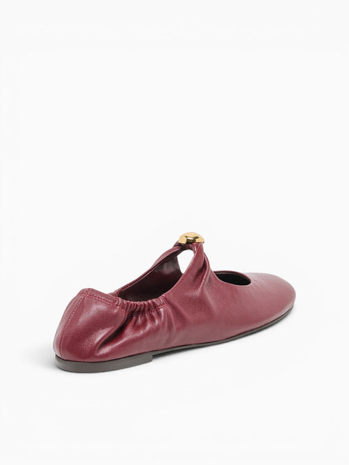 Cornel Oxblood Leather Dark Red / 6 / M