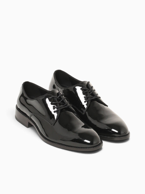 Gavney Plain Toe Black Patent Black / 7 / M