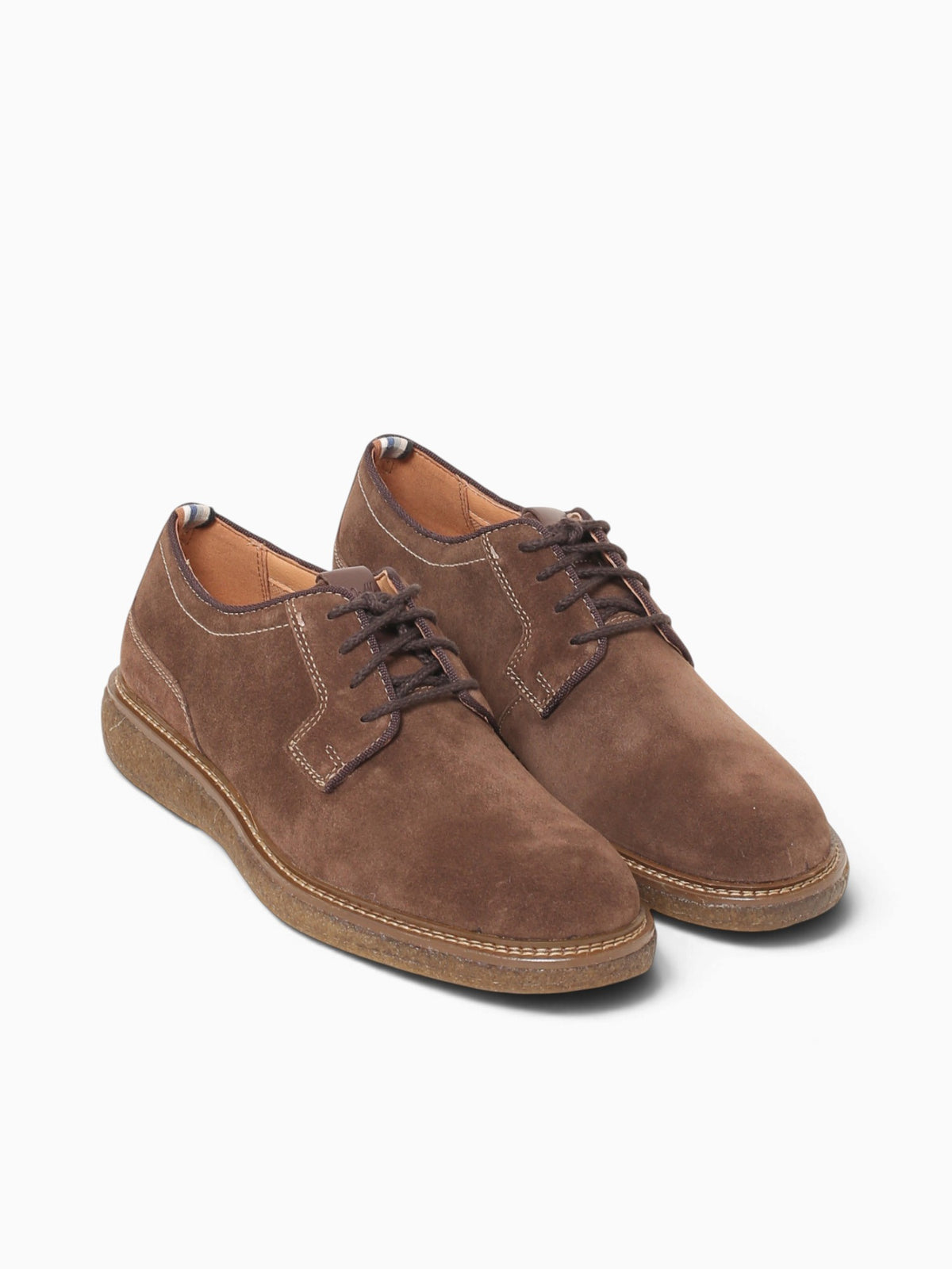 Clint Plain Toe Brown Oiled Suede Brown / 7 / M