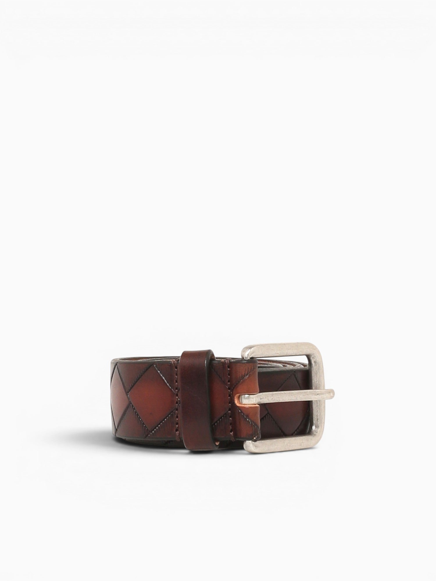 Basktweave Belt Tan Leather Tan / 32