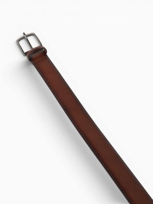 Upton Dress Leather Belt Brown Leather Brown / 32
