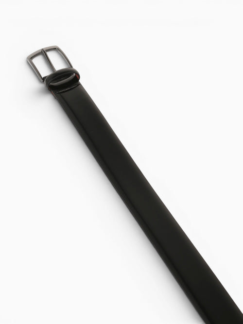 Upton Dress Leather Belt Black Leather Black / 32