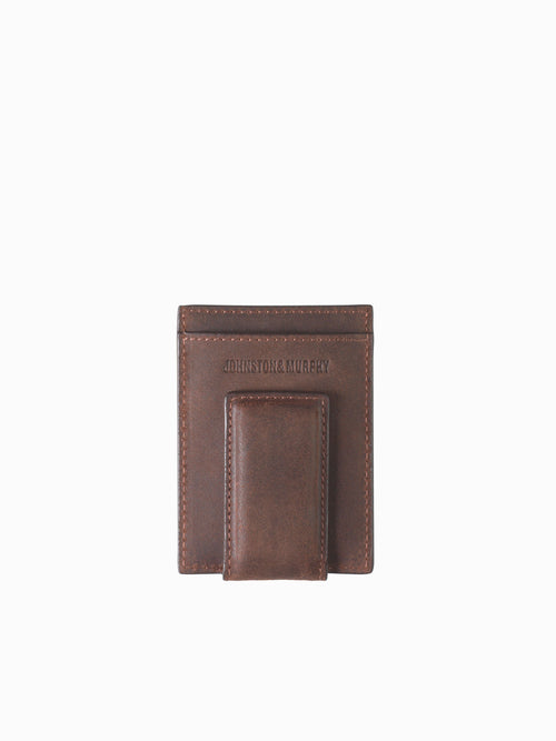 Rhodes Front Pocket Wallet Brown Oils Brown