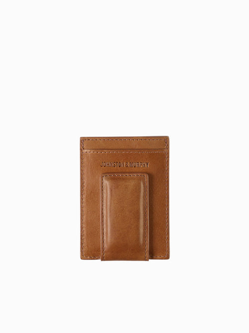 Rhodes Front Pocket Wallet Tan Full Grai Tan