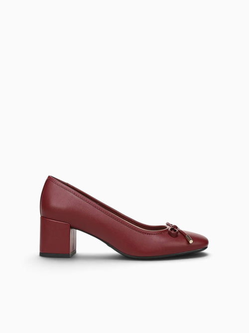 Cora Dark Cherry Smooth Dark Red / 5 / M