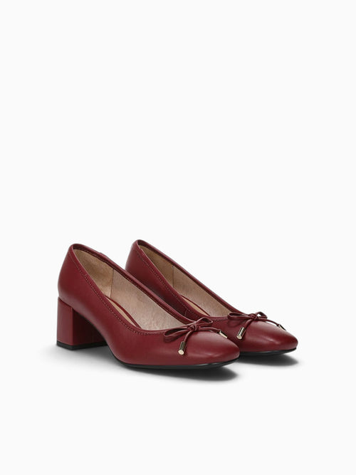Cora Dark Cherry Smooth Dark Red / 5 / M