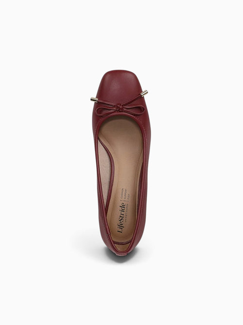 Cora Dark Cherry Smooth Dark Red / 5 / M