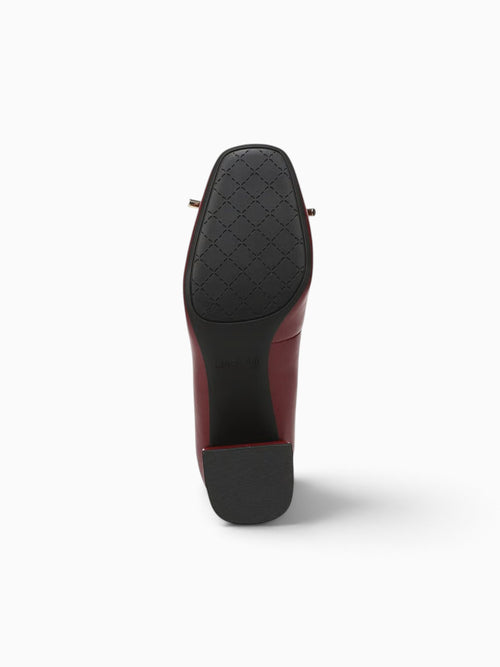 Cora Dark Cherry Smooth Dark Red / 5 / M