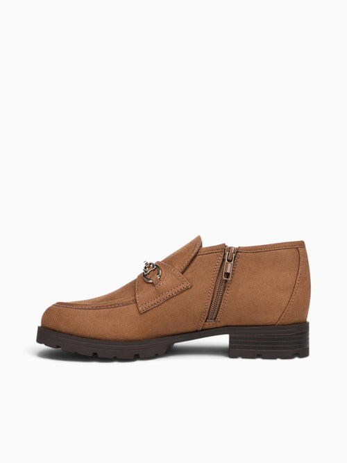 Leila Pecan Tan Suede Tan / 5 / M