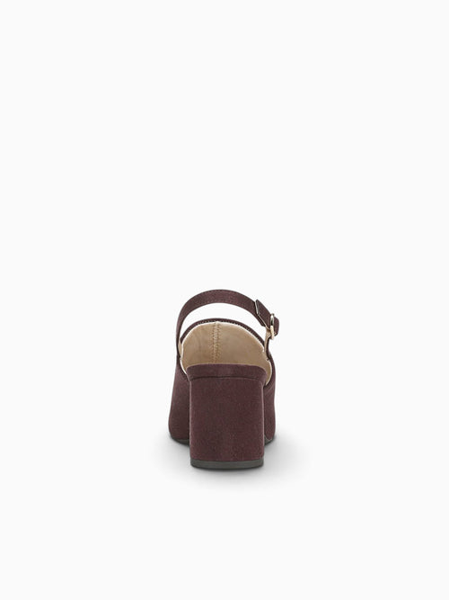 Tessa Chocolate Plum Suede Wine / 5 / M