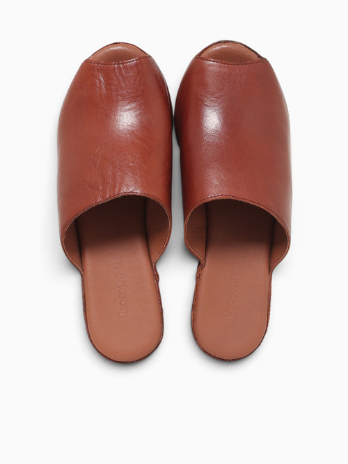 Waan Brown Leather Brown / 5 / M