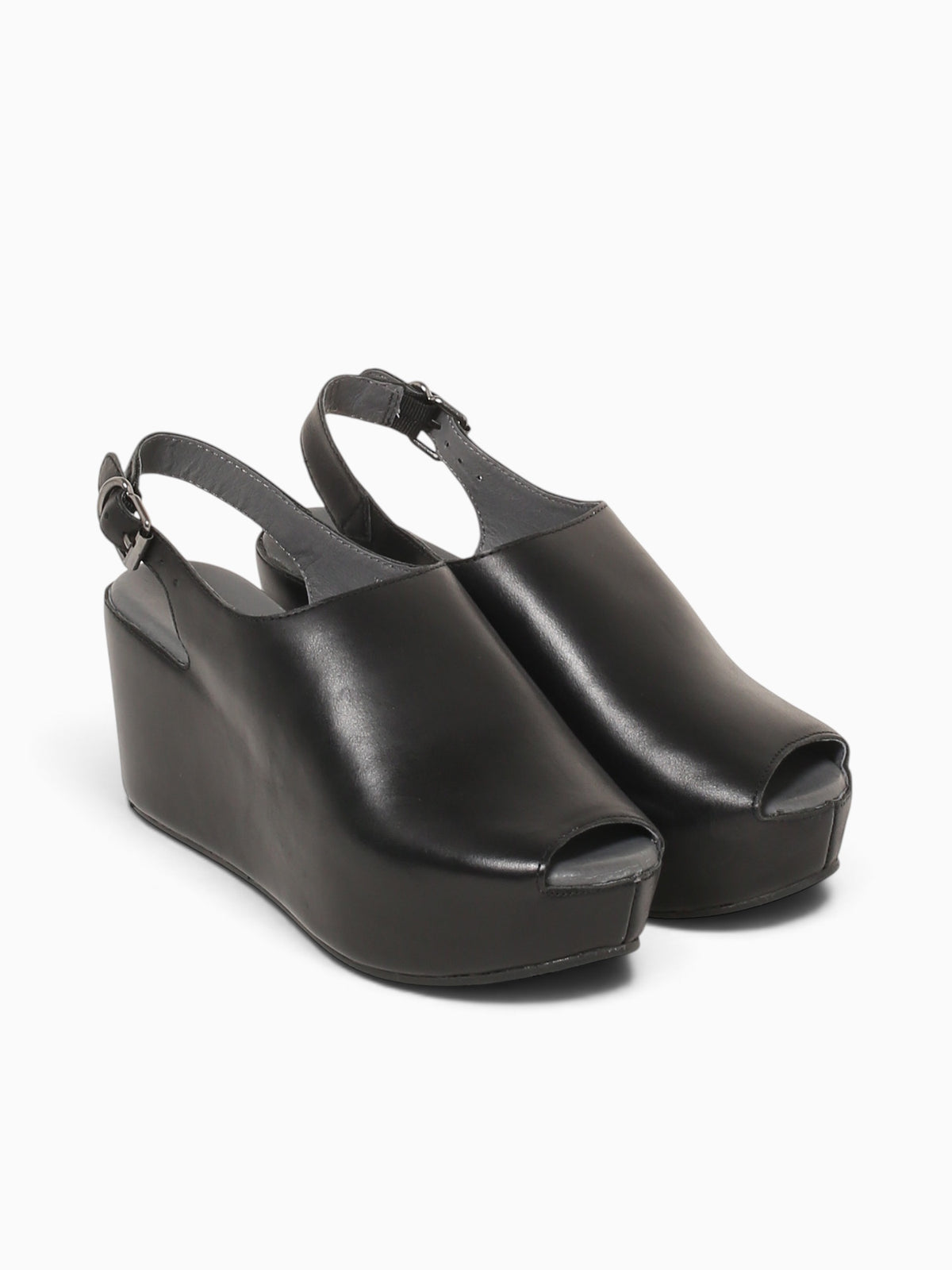 Wabby Black Leather Black / 5 / M