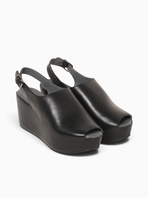 Wabby Black Leather Black / 5 / M