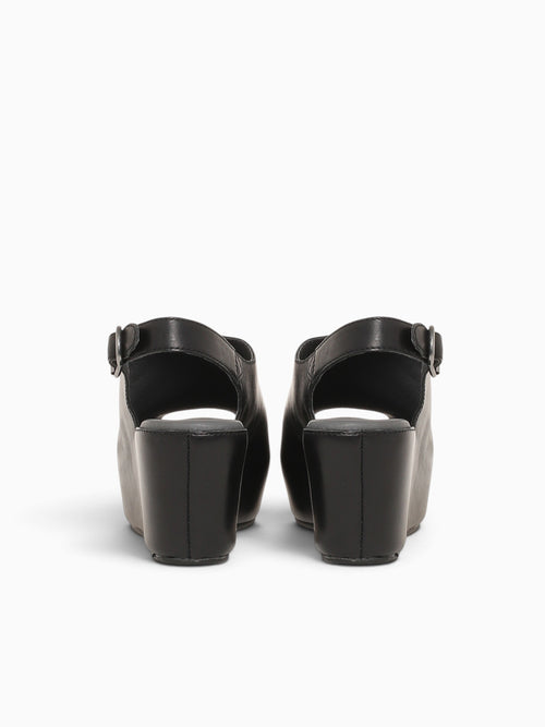 Wabby Black Leather Black / 5 / M