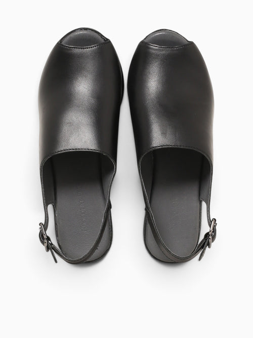 Wabby Black Leather Black / 5 / M