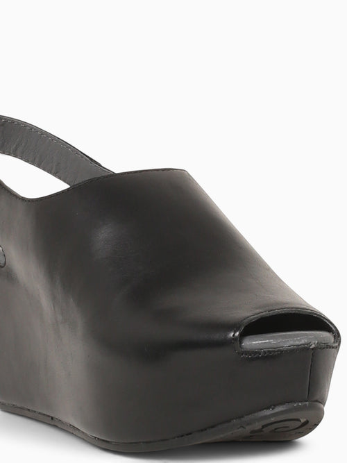 Wabby Black Leather Black / 5 / M