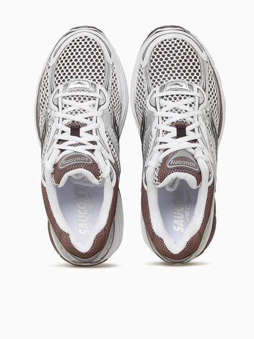 Progrid Omni 9 White Brown leather Mesh Brown / 8 / M