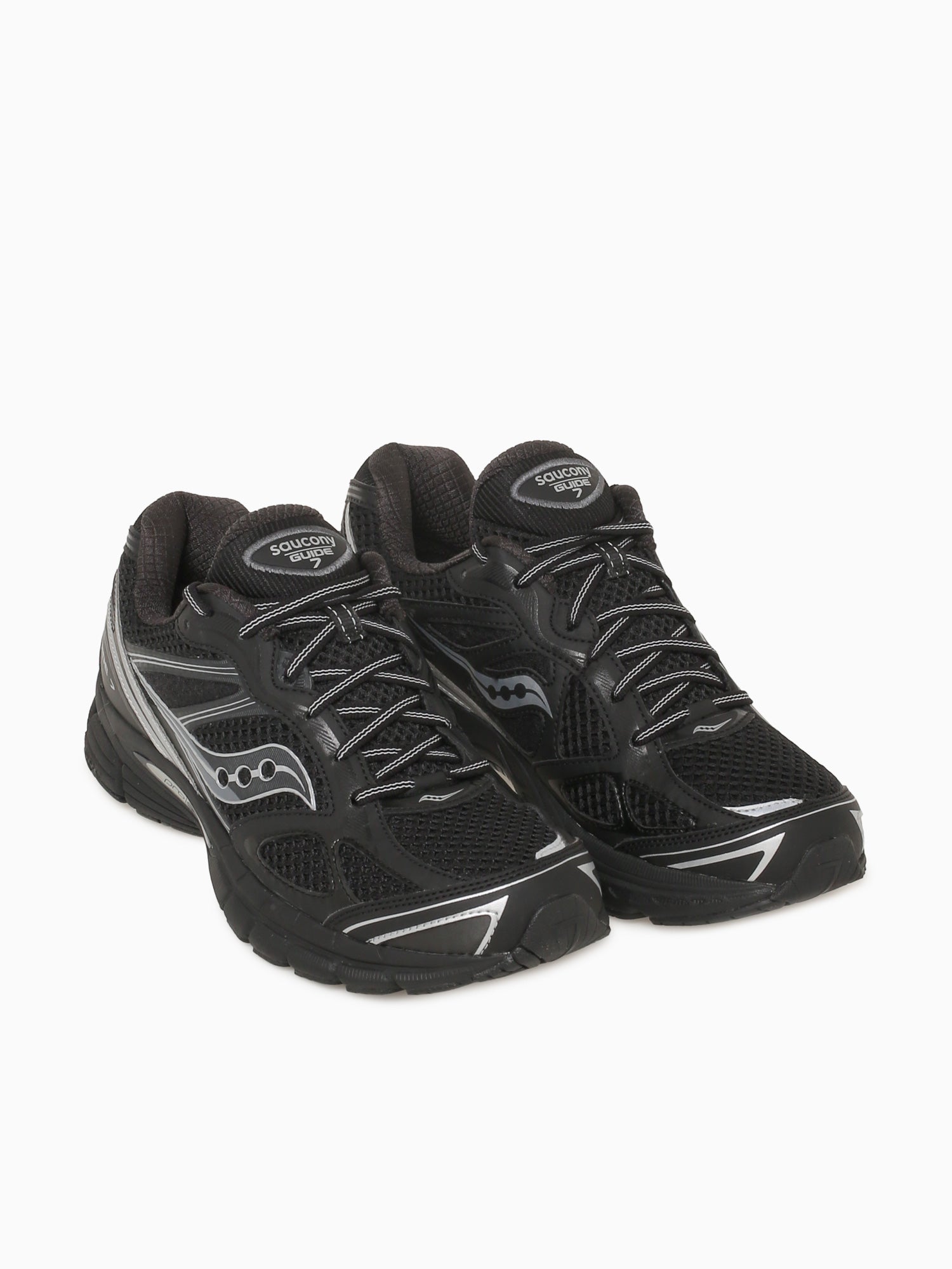 Progrid Guide7 Black Silver leather Mesh Black / 8 / M