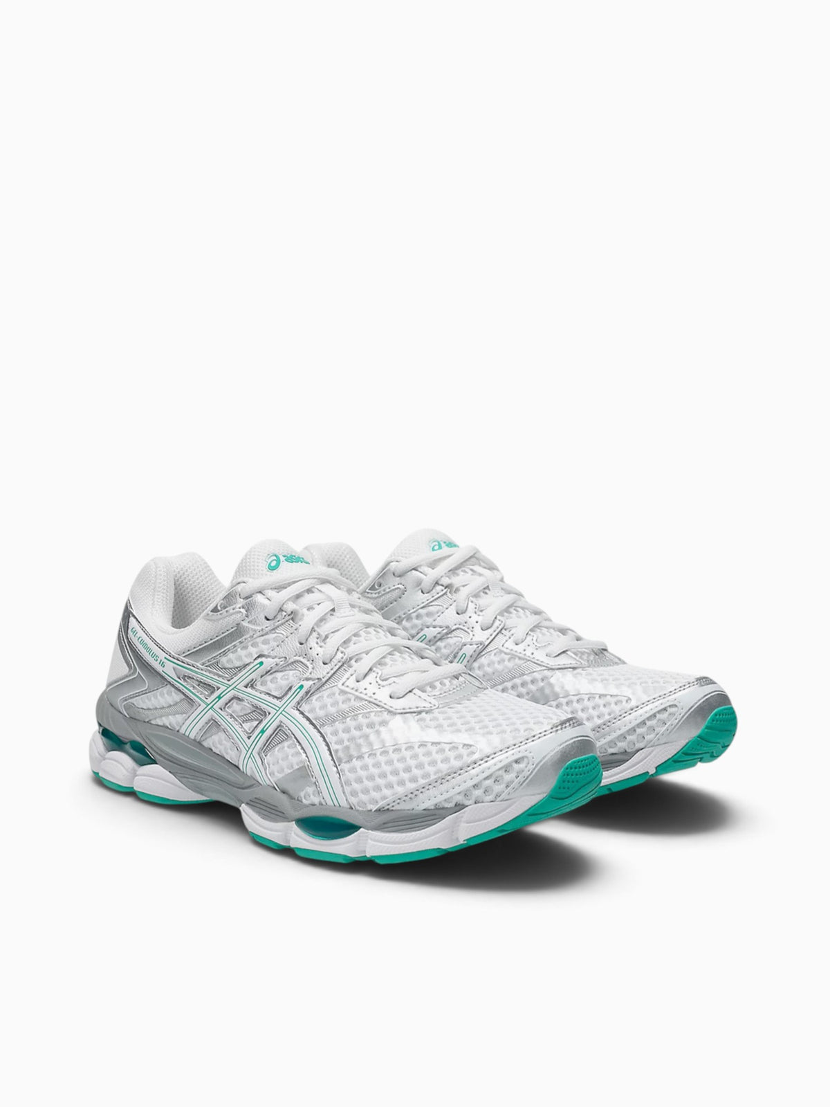 Gel Cumulus White Green leather Mesh White / 4 / M