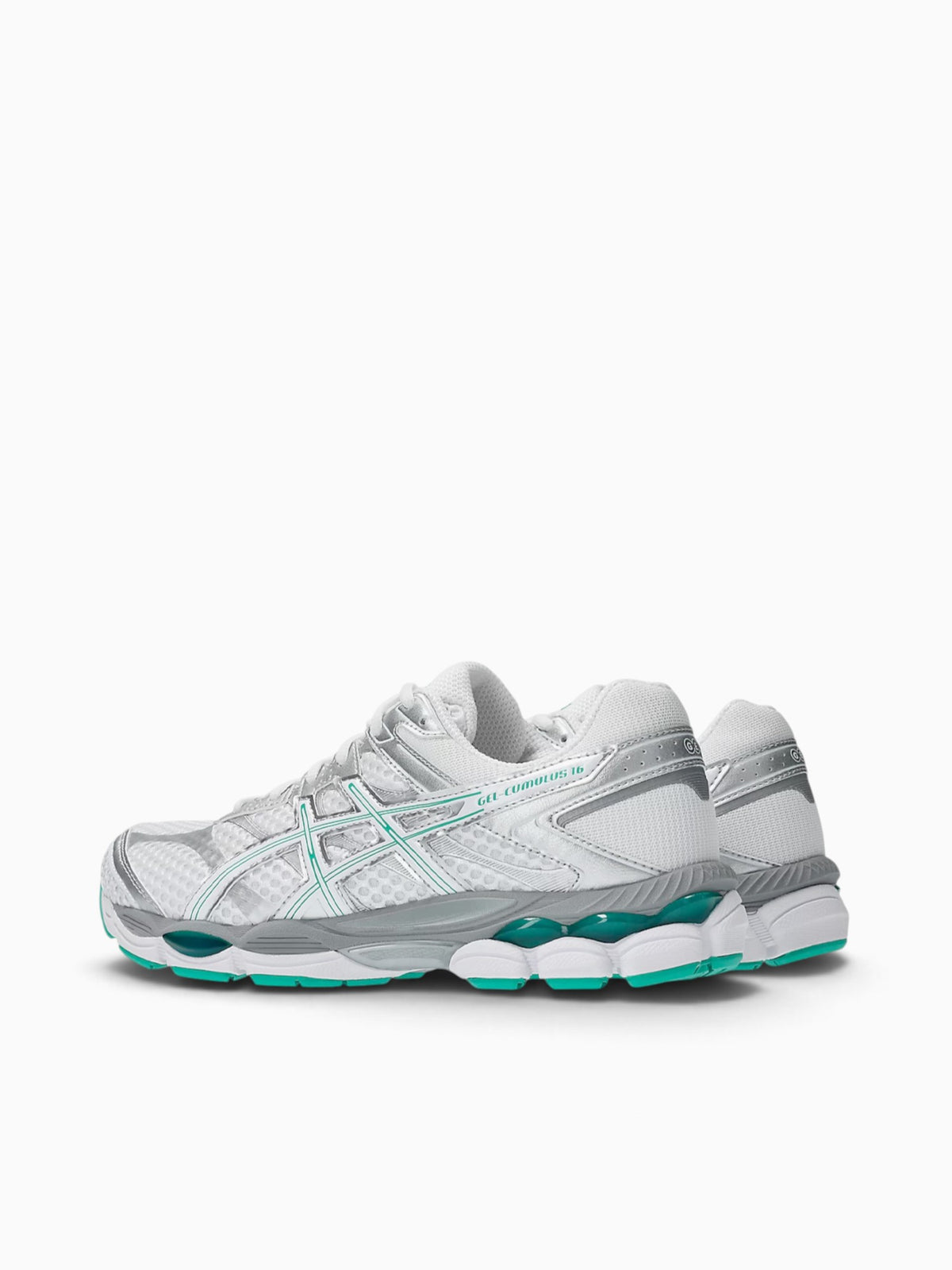 Gel Cumulus White Green leather Mesh White / 4 / M
