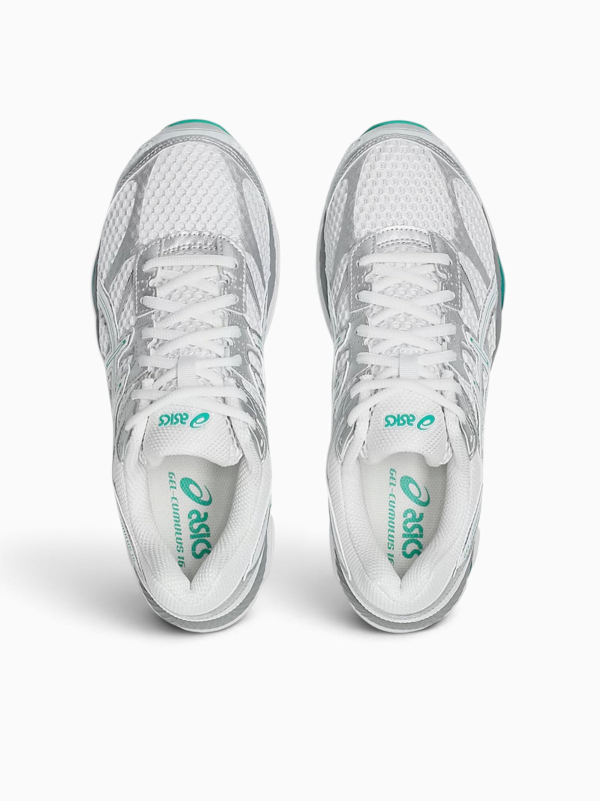 Gel Cumulus White Green leather Mesh White / 4 / M