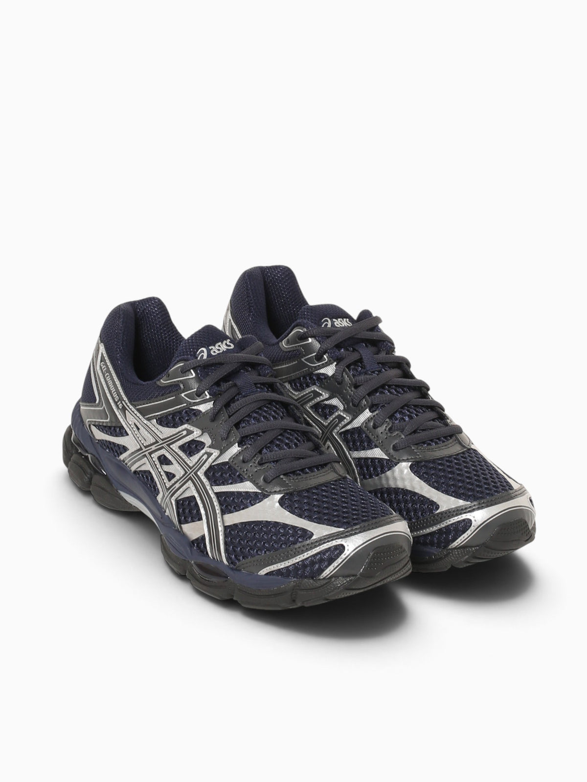 Gelcumulus 16 Midnight Gre leather Mesh Blue / 8 / M