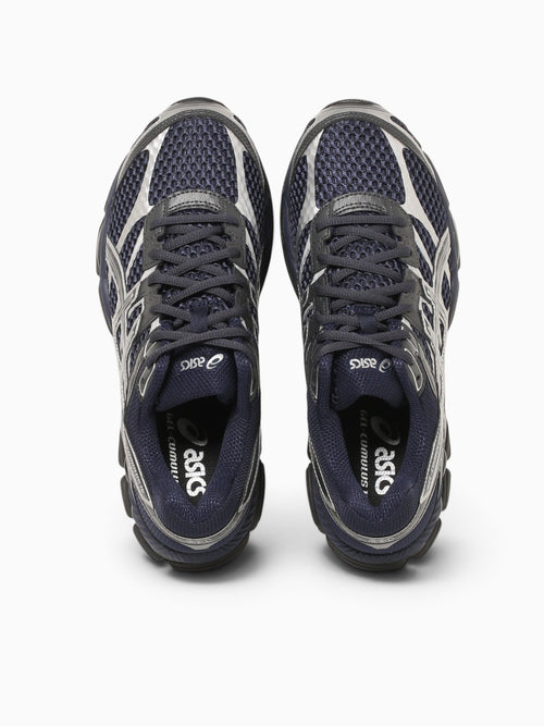 Gelcumulus 16 Midnight Gre leather Mesh Blue / 8 / M