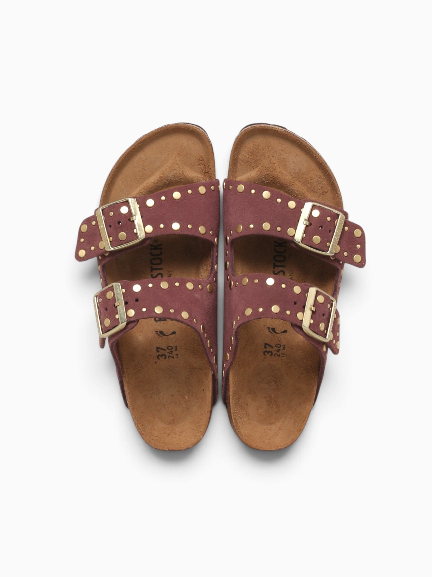 Arizona Rivets Pepper Suede Tan / 36 / M