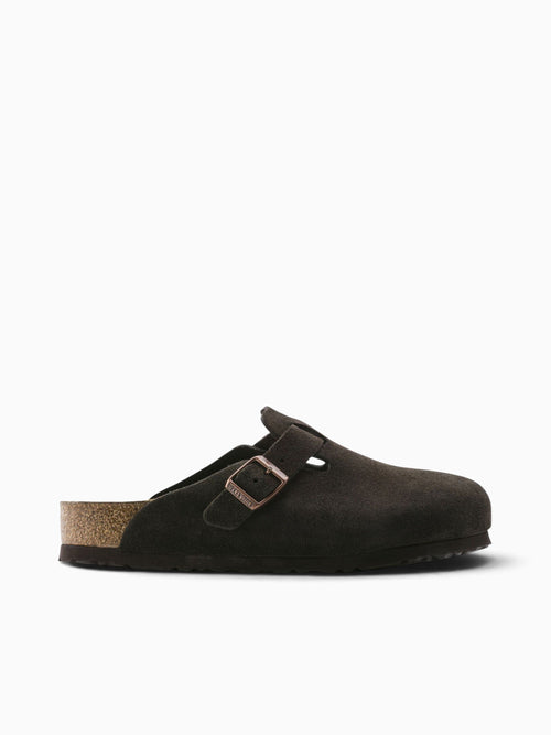Boston Soft Footbed Mocha Suede Brown / 36 / M