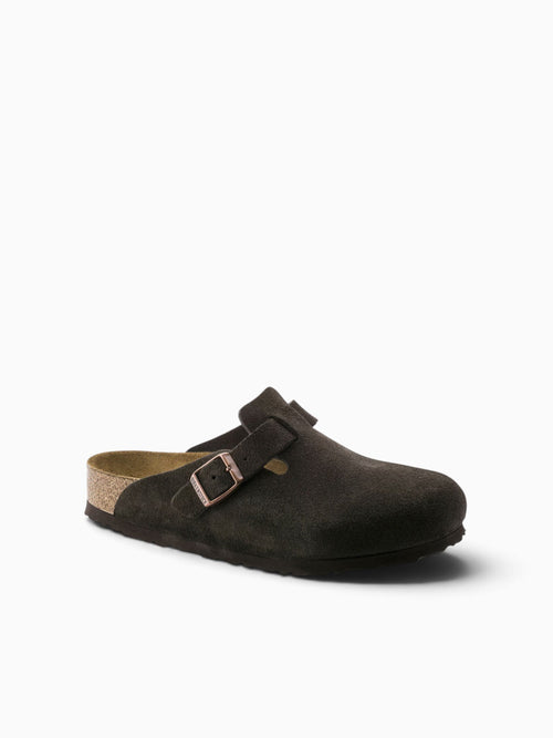Boston Soft Footbed Mocha Suede Brown / 36 / M