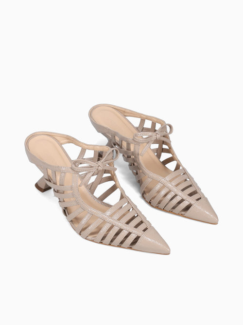 Scarlet Taupe Patent Taupe / 5 / M