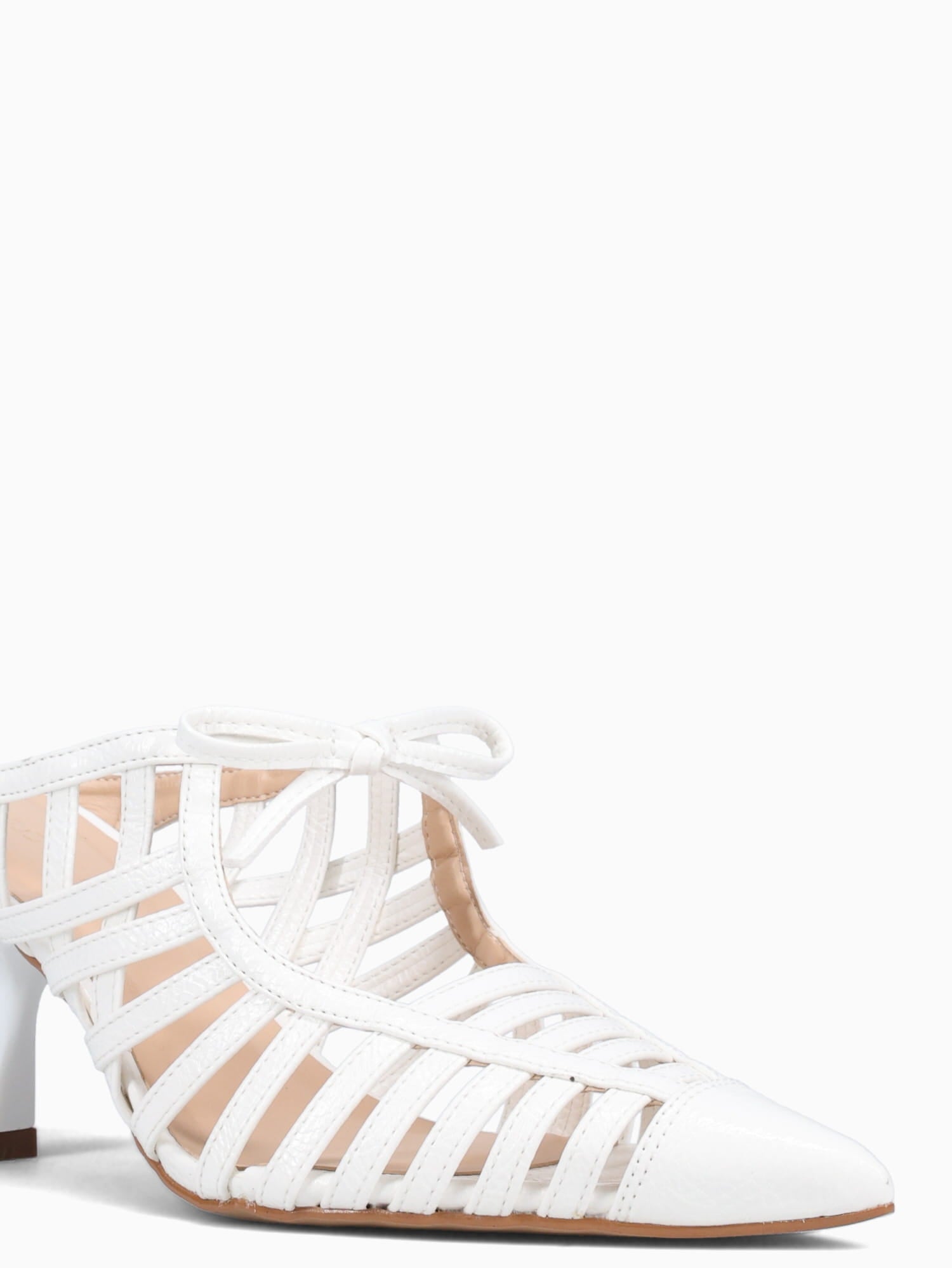 Scarlet White Patent White / 5 / M