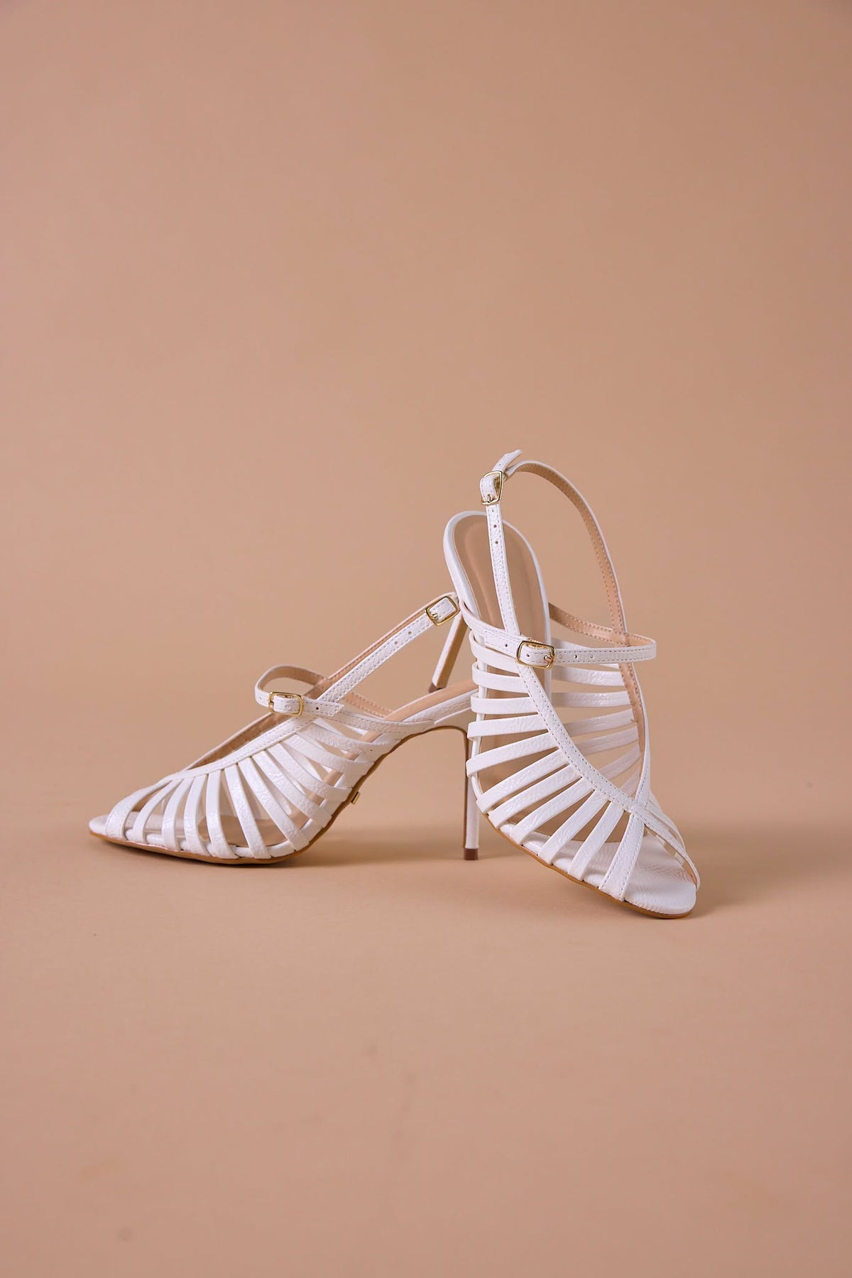 Scarlet White Patent