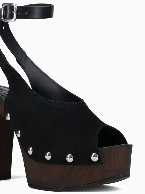6272 Black Suede Black / 36 / M