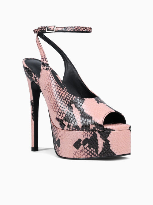 Jamie Pink Snake Pink / 5 / M