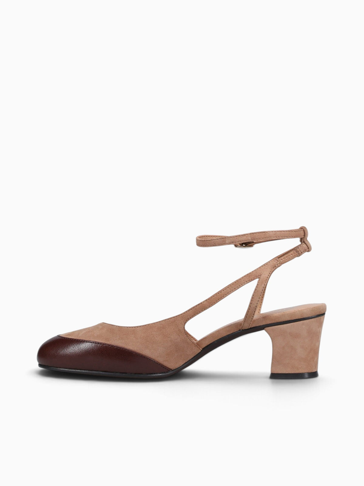 Mydear Beige Brown suede Leather Beige / 5 / M