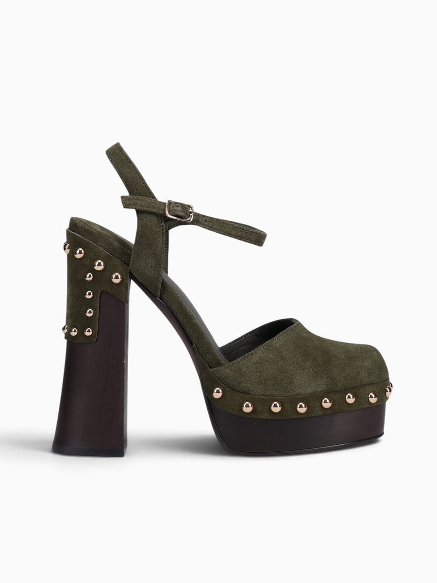 Extrovert Olive Suede Dark Green / 5 / M
