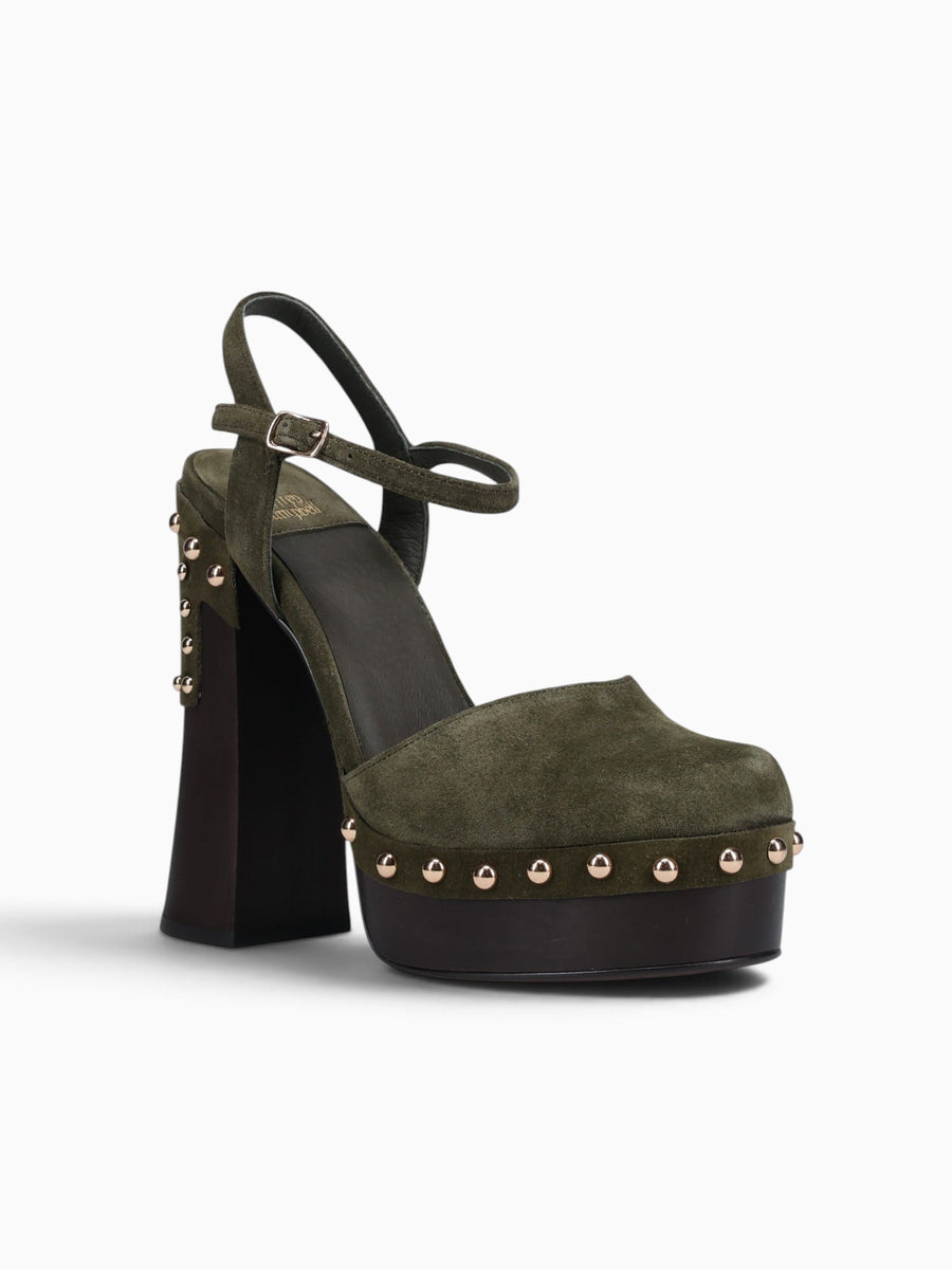 Extrovert Olive Suede Dark Green / 5 / M
