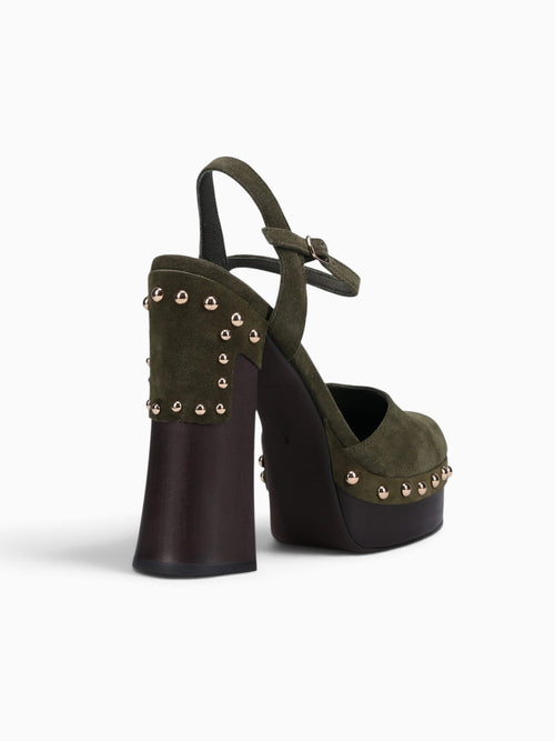 Extrovert Olive Suede Dark Green / 5 / M