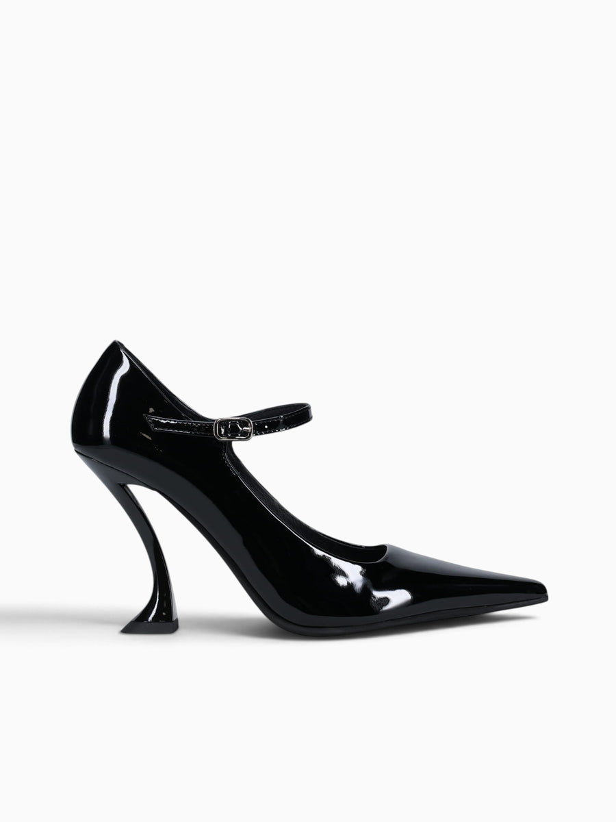 Seduction Black Patent Leather Black / 5 / M
